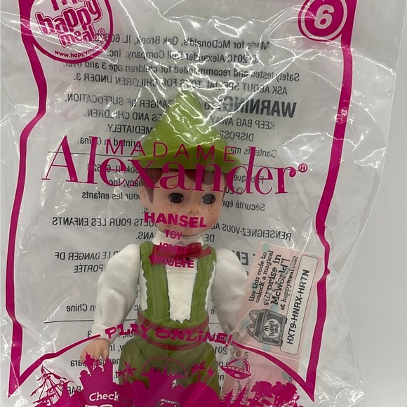 McDonald's 2009 Madame Alexander Hansel Doll Toy #6 - Picture 2 of 4